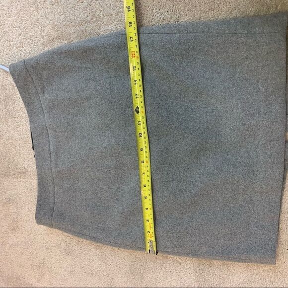 J.crew Gray wool pencil skirt size 4 - Picture 10 of 11
